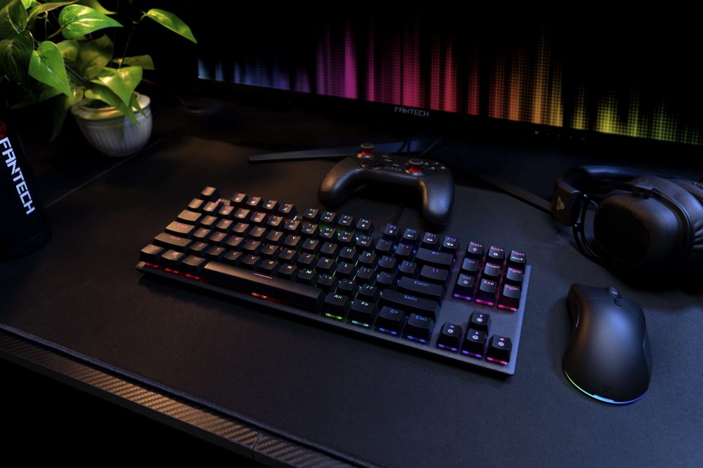 Fantech MAXFIT87 MK856 Blue Switch RGB Mechanical Keyboard