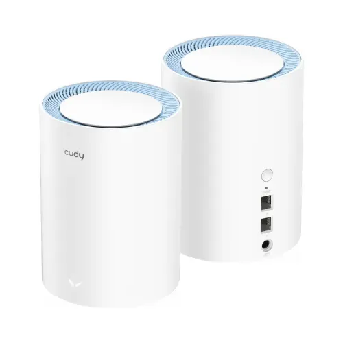 Cudy M1200 AC1200 Whole Home Mesh WiFi Router (2 Pack)