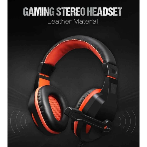 MeeTion MT-HP010 Scalable Noise-canceling Stereo Leather Wired Gaming Headset