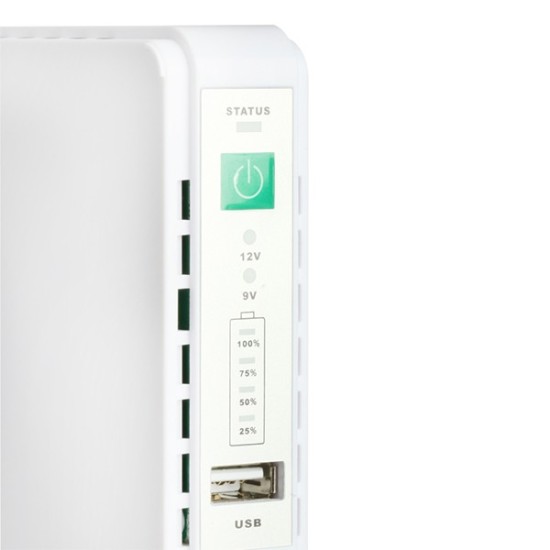 SKE POE 432P All in One Router UPS 10400Mah Update Edition 5V 9V 12V & PoE Support 15/24V