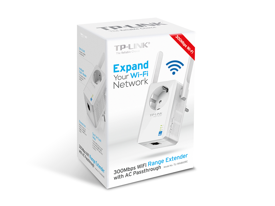 TP-Link TL-WA860RE Range Extender with AC Passthrough